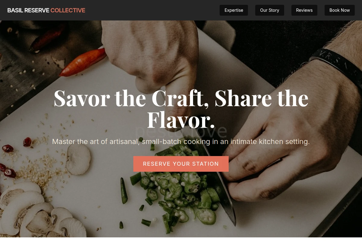 Small-Batch Cooking Class
