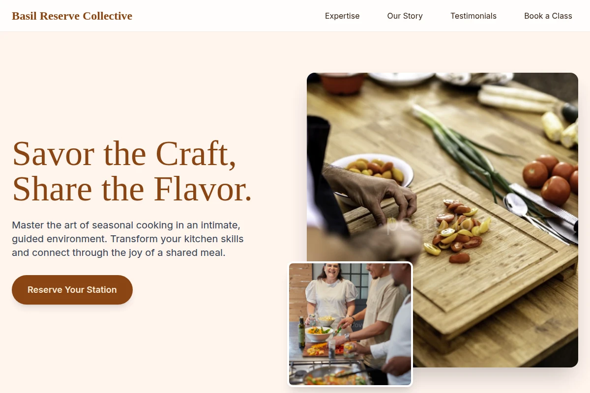 Recipe Cooking Class