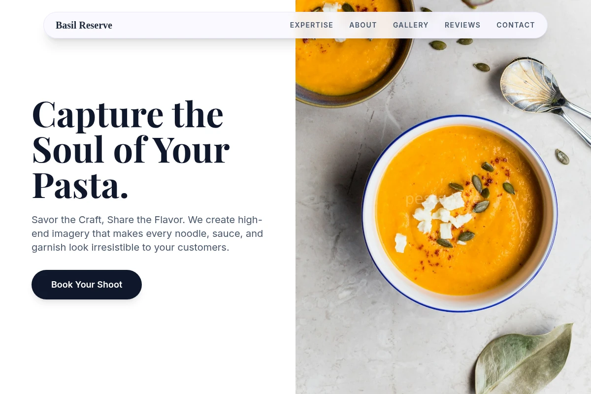 Pasta Food Photography