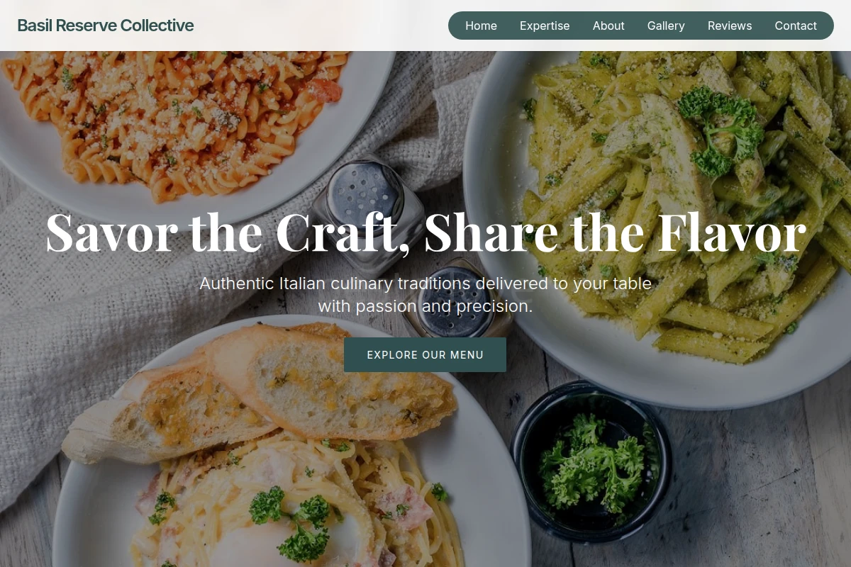 Zest Italian Food